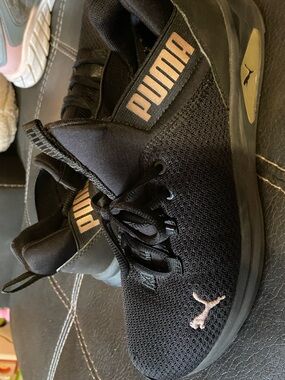 Puma Black Athletic Sneakers